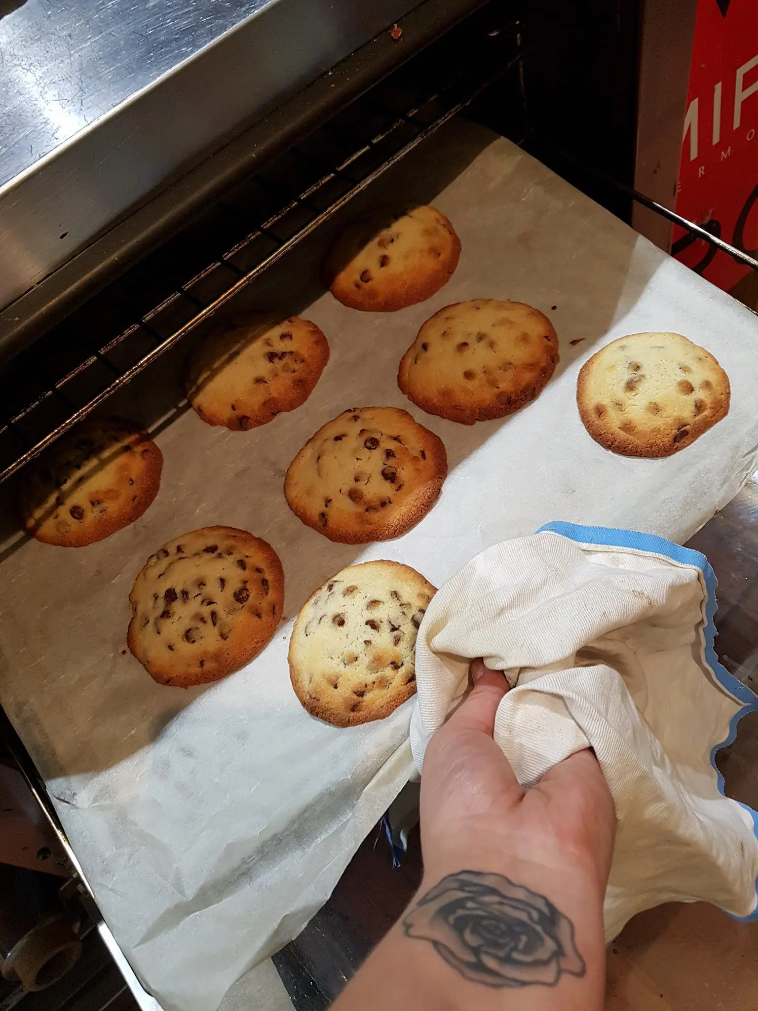Cookies caseras con chocolate en Aromes Sant Andreu